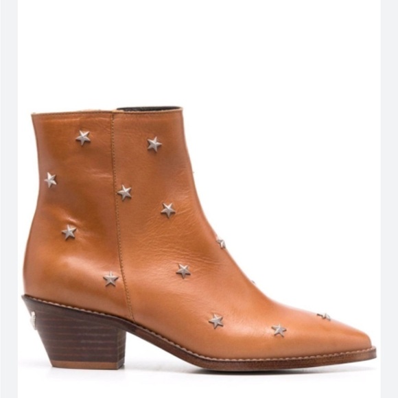 NEW Zadig & Voltaire Tyler Vintage Patent Boots - Picture 1 of 7